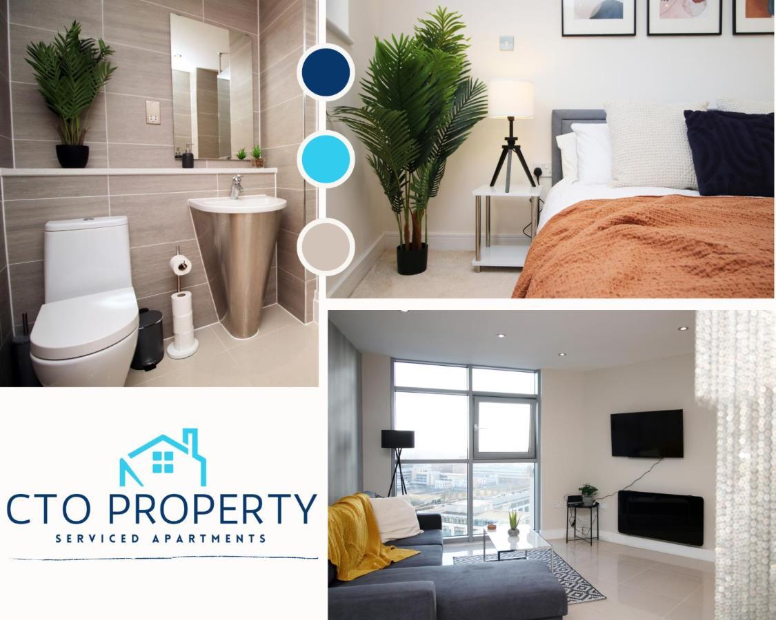 The Skyline - Luxury City Centre Flat With Designated Parking Cardiff Esterno foto